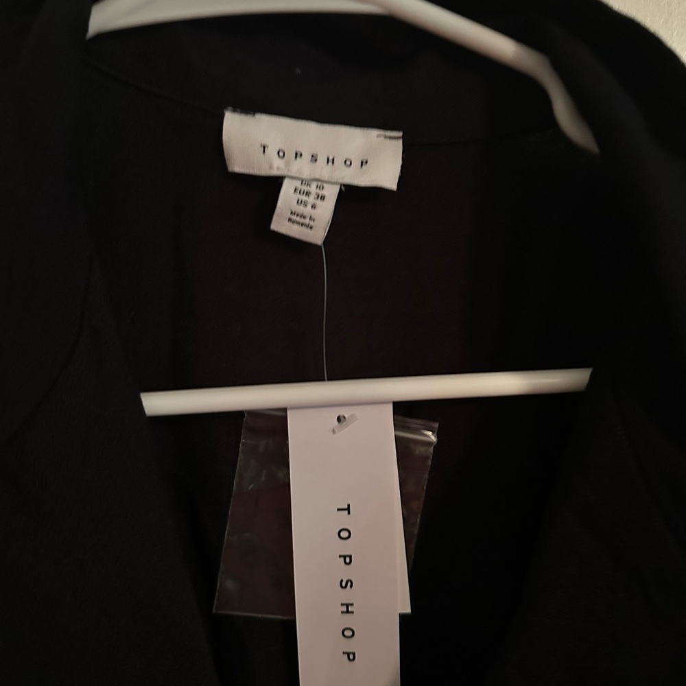 Topshop Black Jumpsuit